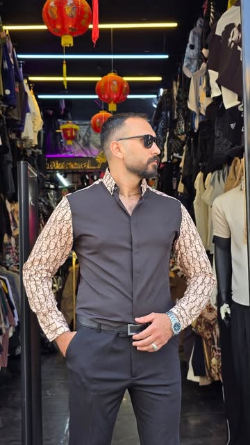 پیراهن مردانه مزونی وارداتی