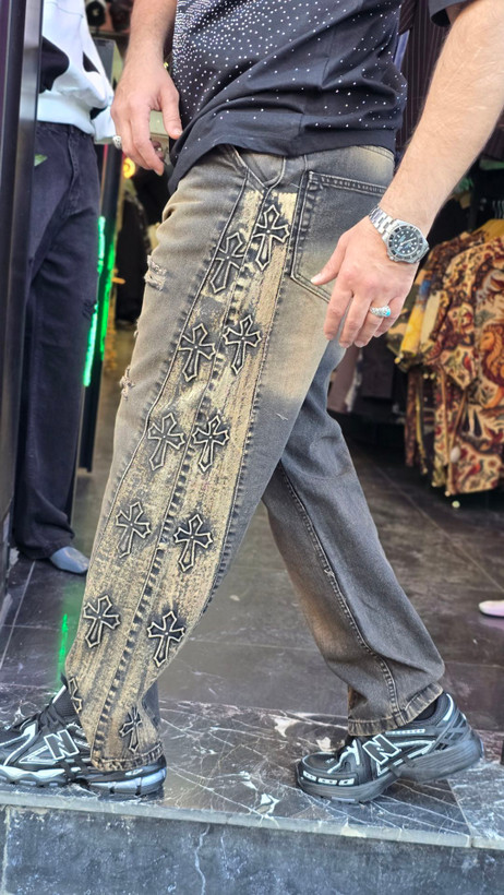 شلوار بگ بغل داغی